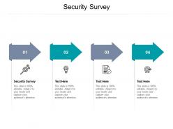 Security survey ppt powerpoint presentation summary introduction cpb