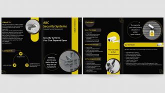 Security Systems Brochure Bifold