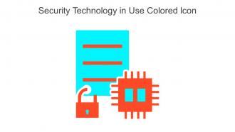 Security Technology In Use Colored Icon In Powerpoint Pptx Png And Editable Eps Format