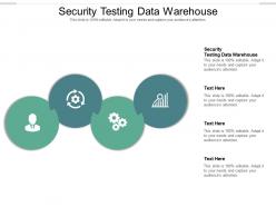 Security testing data warehouse ppt powerpoint presentation outline picture cpb