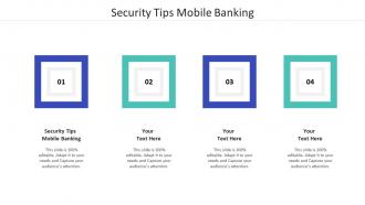 Security tips mobile banking ppt powerpoint presentation outline graphics example cpb