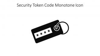 Security Token Code Monotone Icon In Powerpoint Pptx Png And Editable Eps Format
