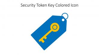 Security Token Key Colored Icon In Powerpoint Pptx Png And Editable Eps Format