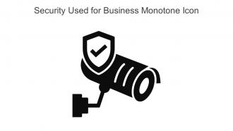 Security Used For Business Monotone Icon In Powerpoint Pptx Png And Editable Eps Format