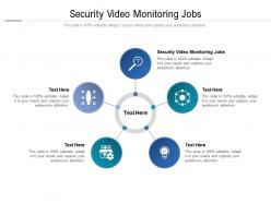 Security video monitoring jobs ppt powerpoint presentation styles graphics pictures cpb