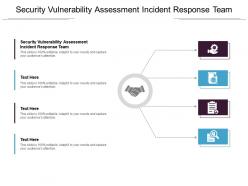 Security vulnerability assessment incident response team ppt powerpoint presentation file cpb