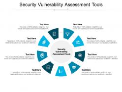 Security vulnerability assessment tools ppt powerpoint presentation styles influencers cpb