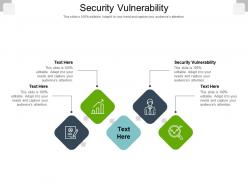 Security vulnerability ppt powerpoint presentation portfolio grid cpb