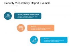 Security vulnerability report example ppt powerpoint presentation icon designs cpb