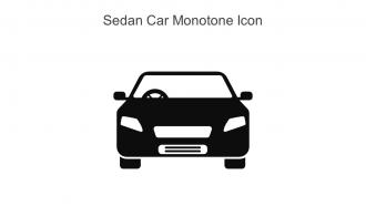 Sedan Car Monotone Icon In Powerpoint Pptx Png And Editable Eps Format