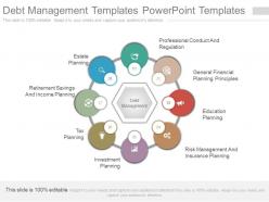 See debt management templates powerpoint templates
