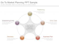 See Go To Market Planning Ppt Sample