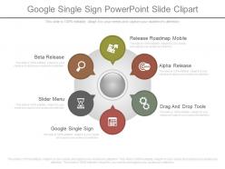 See google single sign powerpoint slide clipart