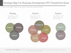 See Strategic Map For Business Development Ppt Powerpoint Show