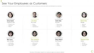See Your Employees As Customers Hr Strategy Of Employee Engagement