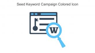 Seed Keyword Campaign Colored Icon In Powerpoint Pptx Png And Editable Eps Format