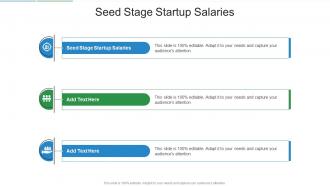 Seed Stage Startup Salaries In Powerpoint And Google Slides Cpb