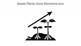 Seeds Plants Grow Monotone Icon In Powerpoint Pptx Png And Editable Eps Format