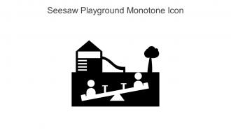 Seesaw Playground Monotone Icon In Powerpoint Pptx Png And Editable Eps Format