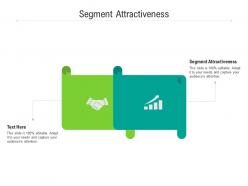 Segment attractiveness ppt powerpoint presentation layouts guidelines cpb