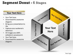 62166460 style division donut 6 piece powerpoint template diagram graphic slide