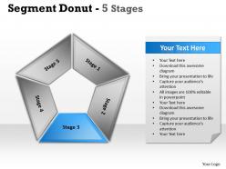 83426586 style division donut 5 piece powerpoint template diagram graphic slide
