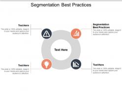 Segmentation best practices ppt powerpoint presentation infographic template graphics example cpb