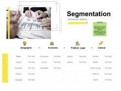 Segmentation geographic ppt powerpoint presentation icon