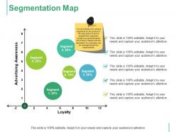 Segmentation map ppt styles infographic template