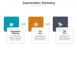 Segmentation marketing ppt powerpoint presentation model slide cpb