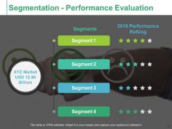 Segmentation Markets And Evaluation Powerpoint Presentation Slides
