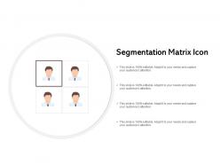 Segmentation matrix icon