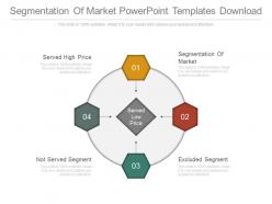 Segmentation of market powerpoint templates download