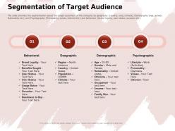 Segmentation Of Target Audience Benefits Ppt Powerpoint Presentation Icon Deck