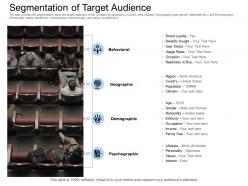 Segmentation of target audience equity collective financing ppt information