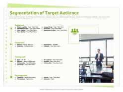 Segmentation of target audience occupation ppt powerpoint presentation icon backgrounds