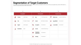 Segmentation of target customers educational qualification ppt powerpoint presentation files
