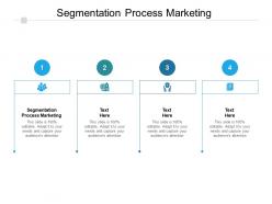 Segmentation process marketing ppt powerpoint presentation icon file cpb