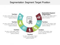 Segmentation segment target position ppt powerpoint presentation model visual aids cpb
