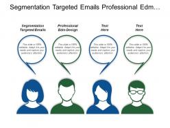 Segmentation targeted emails professional edm design personal objective
