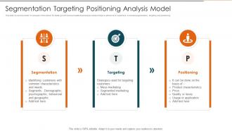 Segmentation Targeting Positioning Analysis Model