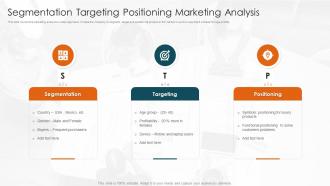 Segmentation Targeting Positioning Marketing Analysis