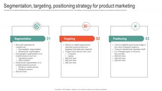 Segmentation Targeting Positioning Strategy Microsoft Business Strategy To Stay Ahead Strategy SS V