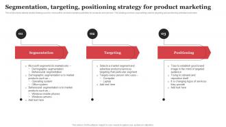 Segmentation Targeting Positioning Strategy Microsoft Strategic Plan Strategy SS V