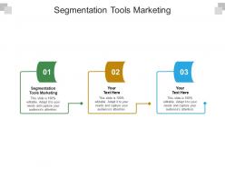 Segmentation tools marketing ppt powerpoint presentation icon graphic images cpb