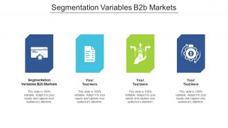 Segmentation variables b2b markets ppt powerpoint presentation outline example cpb