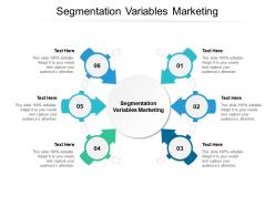 Segmentation variables marketing ppt powerpoint presentation inspiration icons cpb