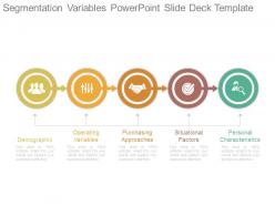 Segmentation Variables Powerpoint Slide Deck Template