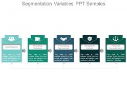 Segmentation Variables Ppt Samples