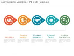 Segmentation variables ppt slide template